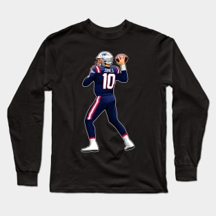 Mac Jones #10 Search to Pass Long Sleeve T-Shirt